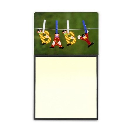 Carolines Treasures New Baby Clown Clothesline Sticky Note Holder APH5091SN